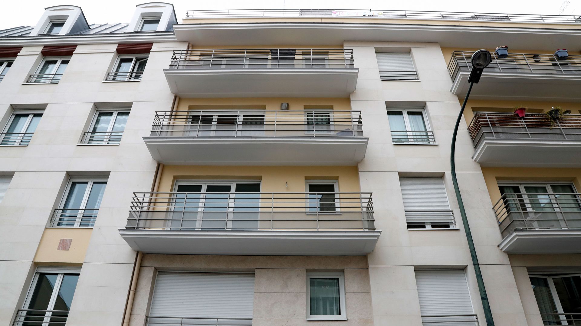 This image shows an apartment complex 