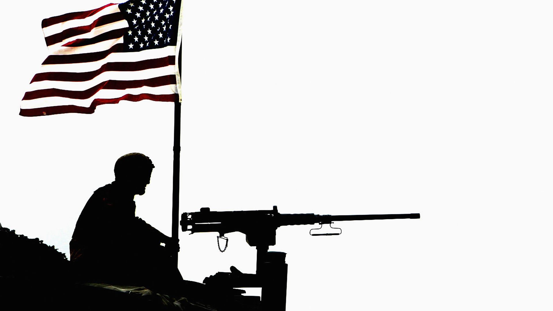 A U.S. soldier from the 1st Marine Expeditionary Force stands guard in a convoy March 9, 2003, near Kuwait City, Kuwait.