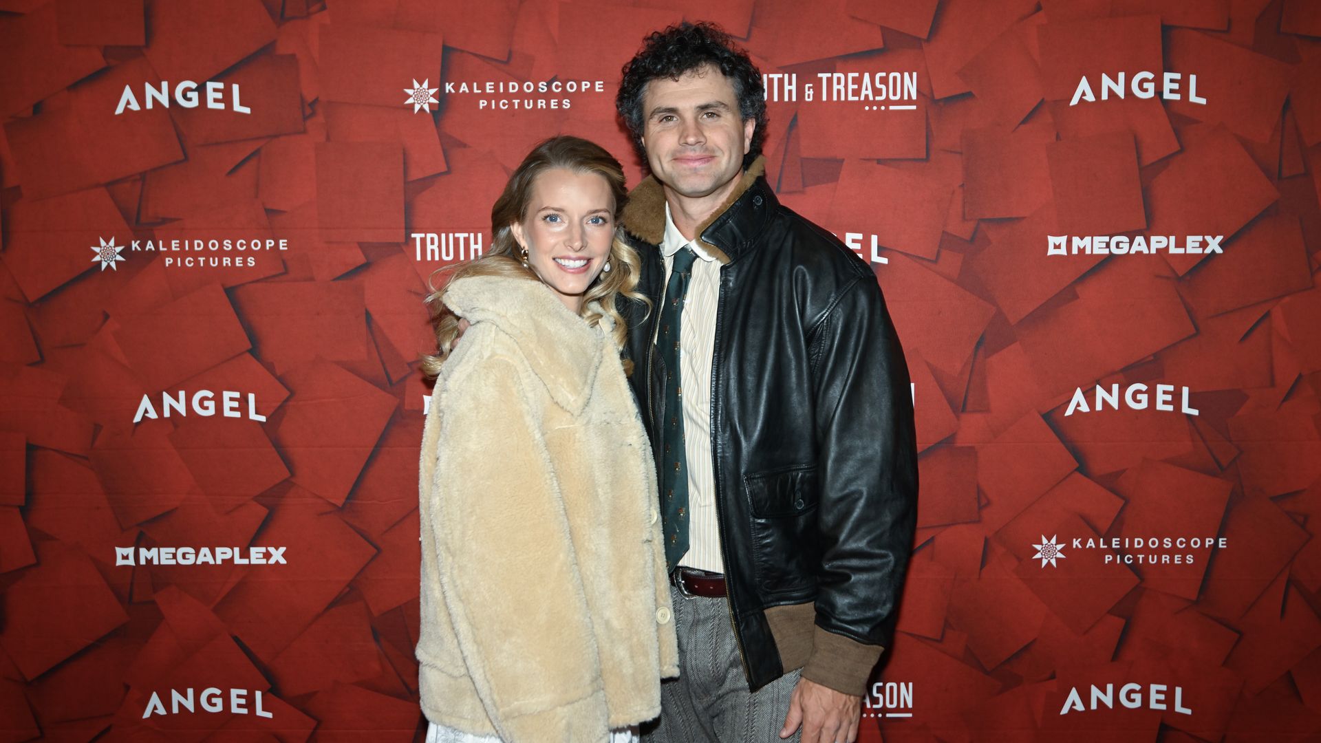 Hannah and Daniel Neeleman, influencers and owners of Ballerina Farm in Utah, at a 2025 film premier in Sandy. Photo: Alex Goodlett/Getty Images for Angel