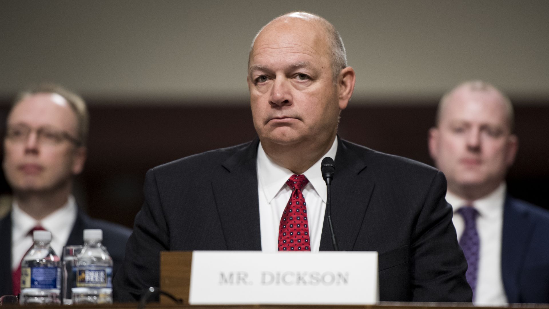 Stephen Dickson during the Senate confirmation process