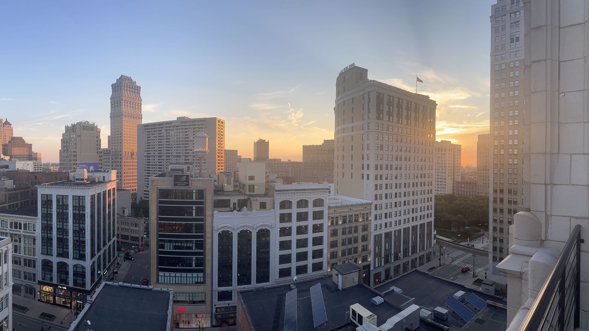 The view from the Monarch Club. Photo: Samuel Robinson/Axios