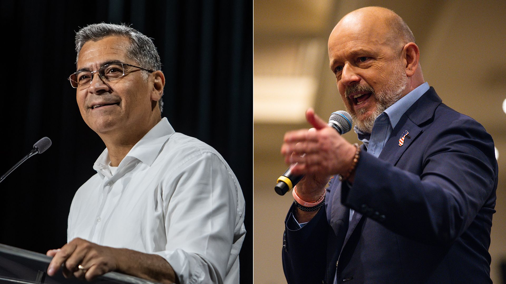 Xavier Becerra and Steve Hilton