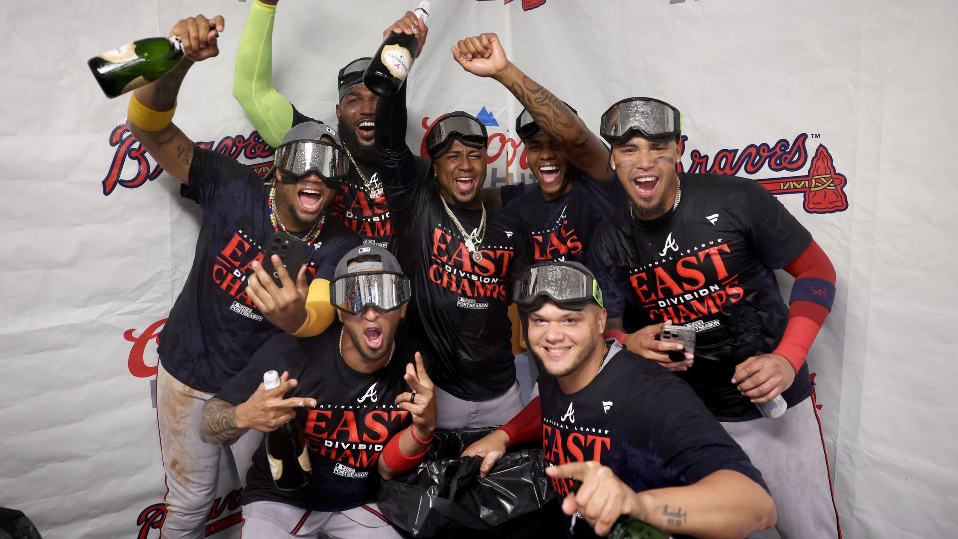 Atlanta Braves clinch fifth NL East title; Division championship