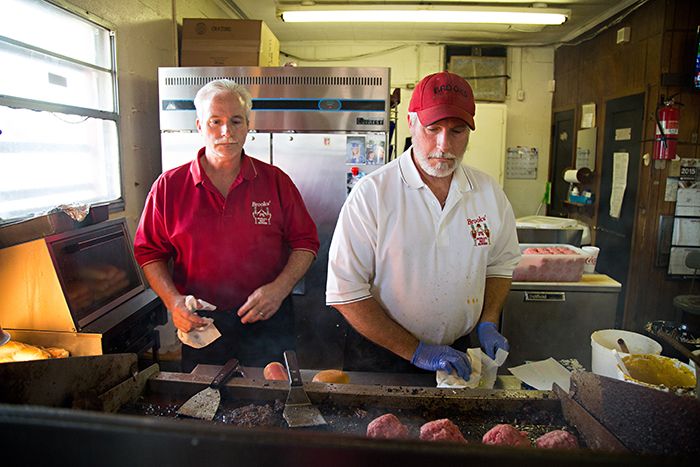Scott and David Brooks by Peter Taylor