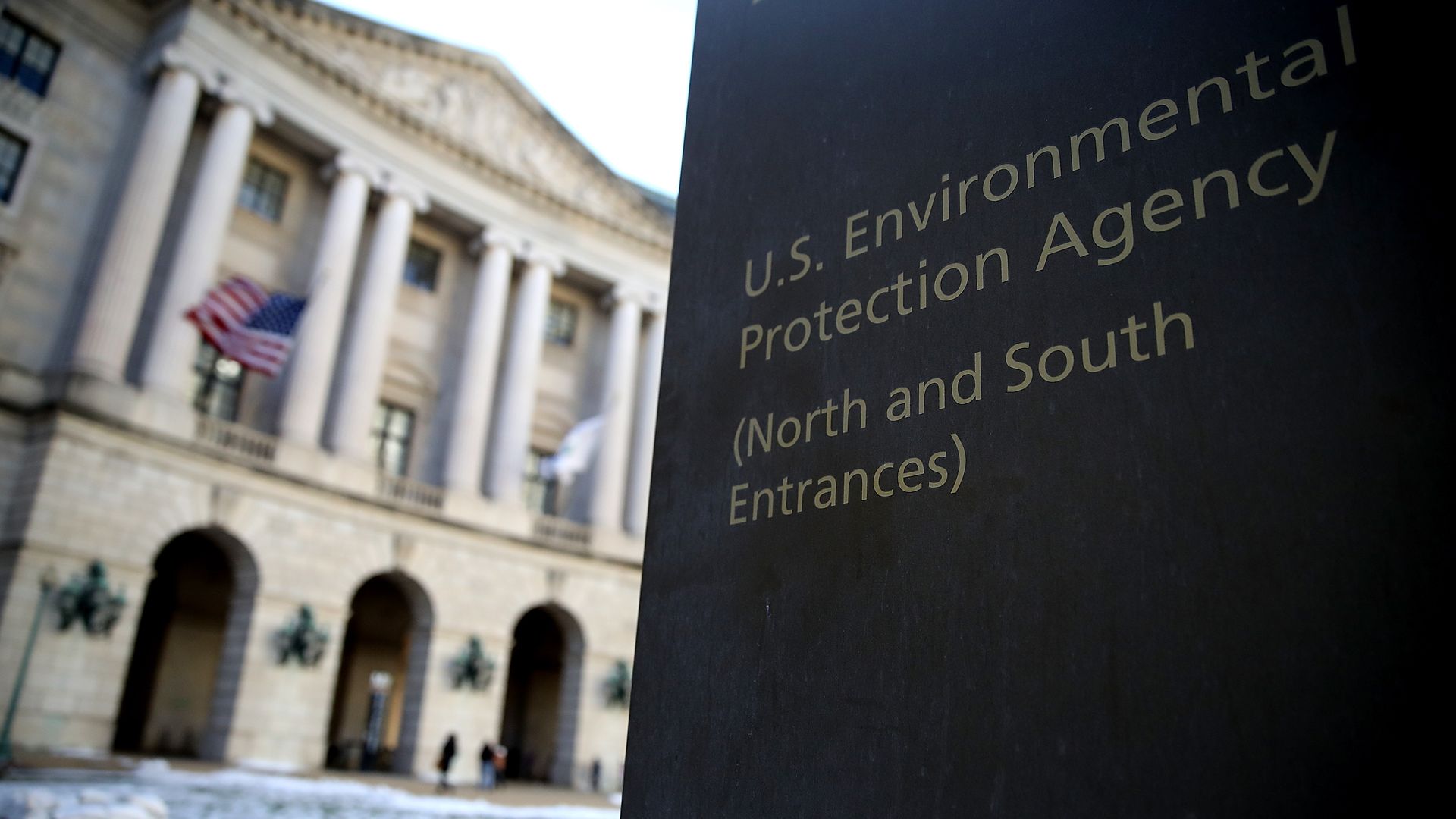 A view of the U.S. Environmental Protection Agency (EPA) headquarters on March 16, 2017 in Washington, DC.