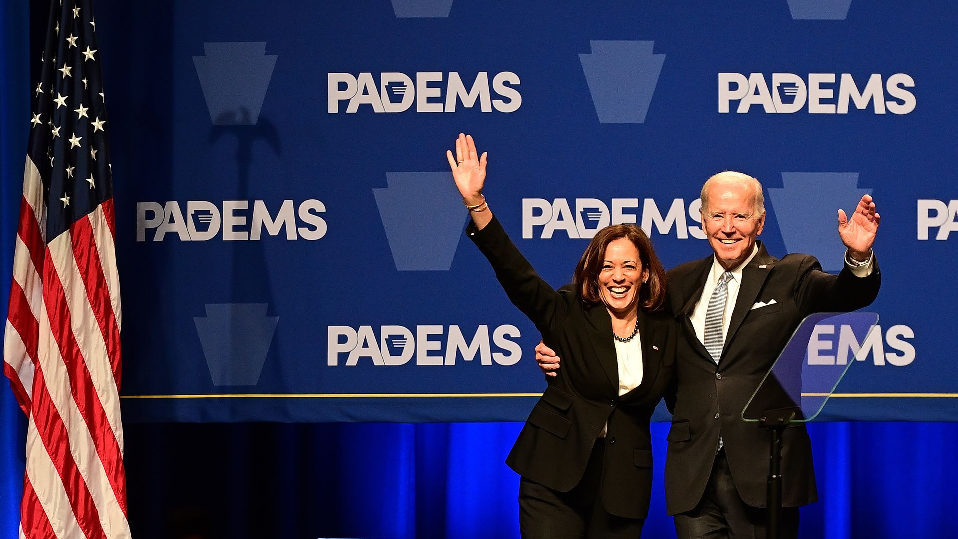 Biden and Kamala Harris