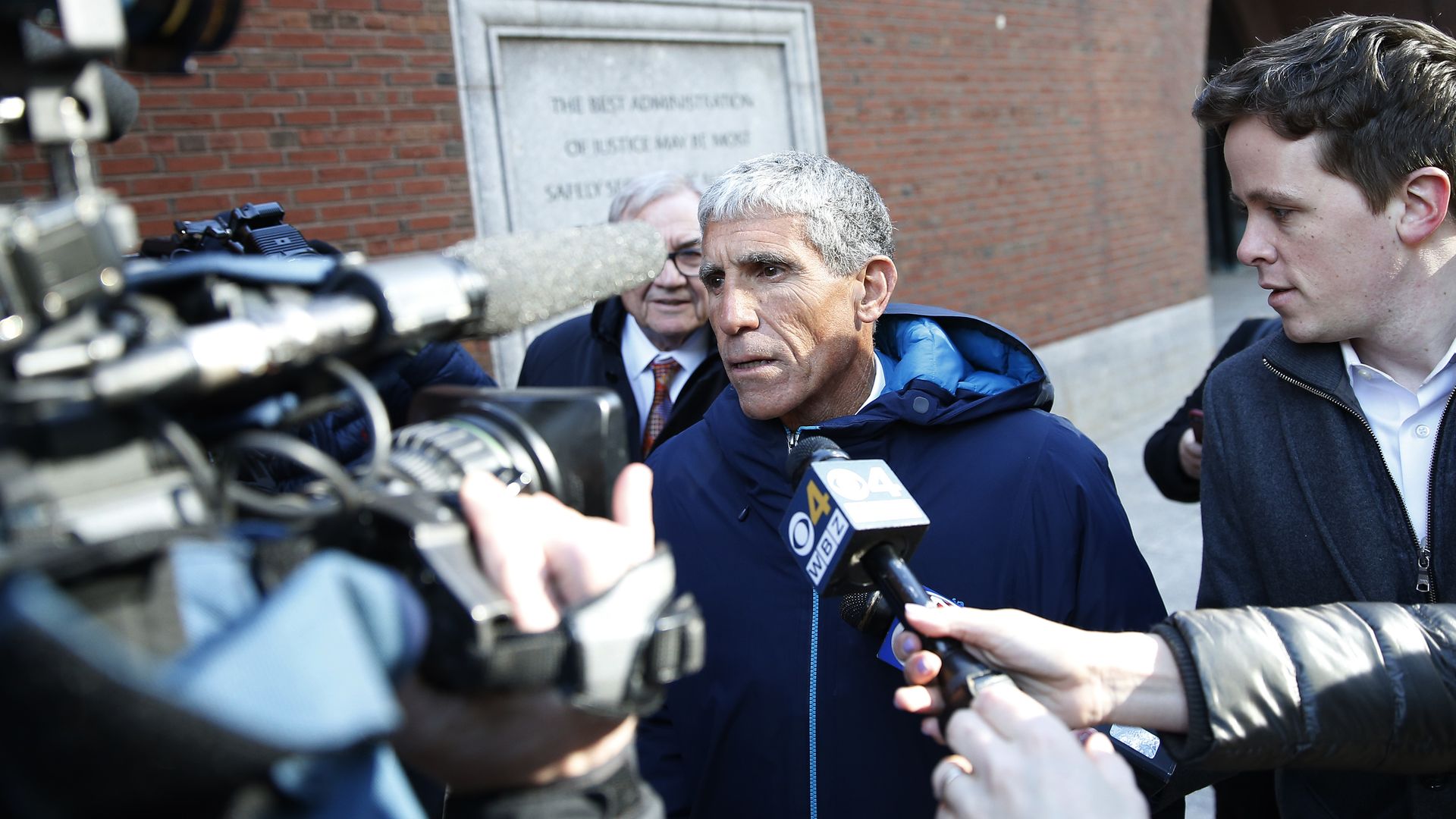 William Singer leaving a U.S. courthouse in Boston in March 2019.