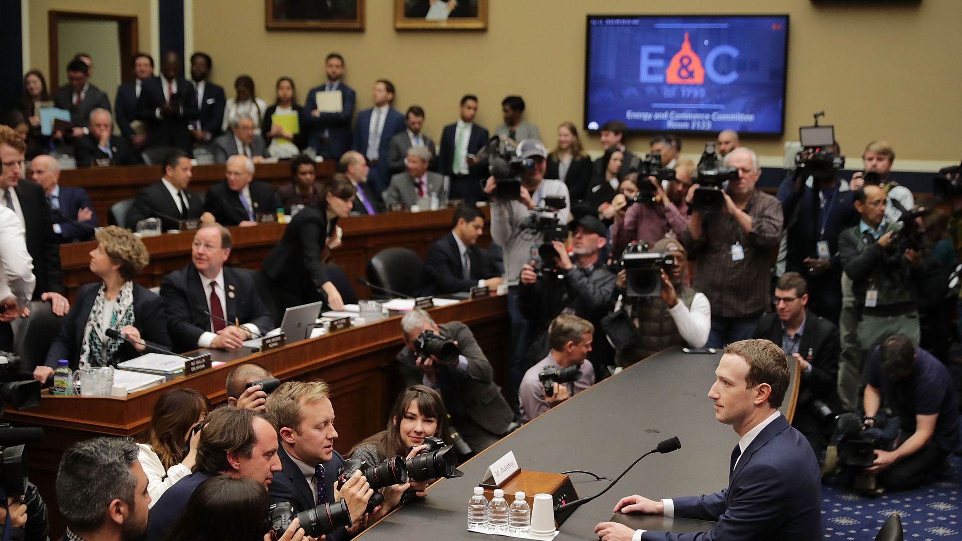 Mark Zuckerberg testifies.