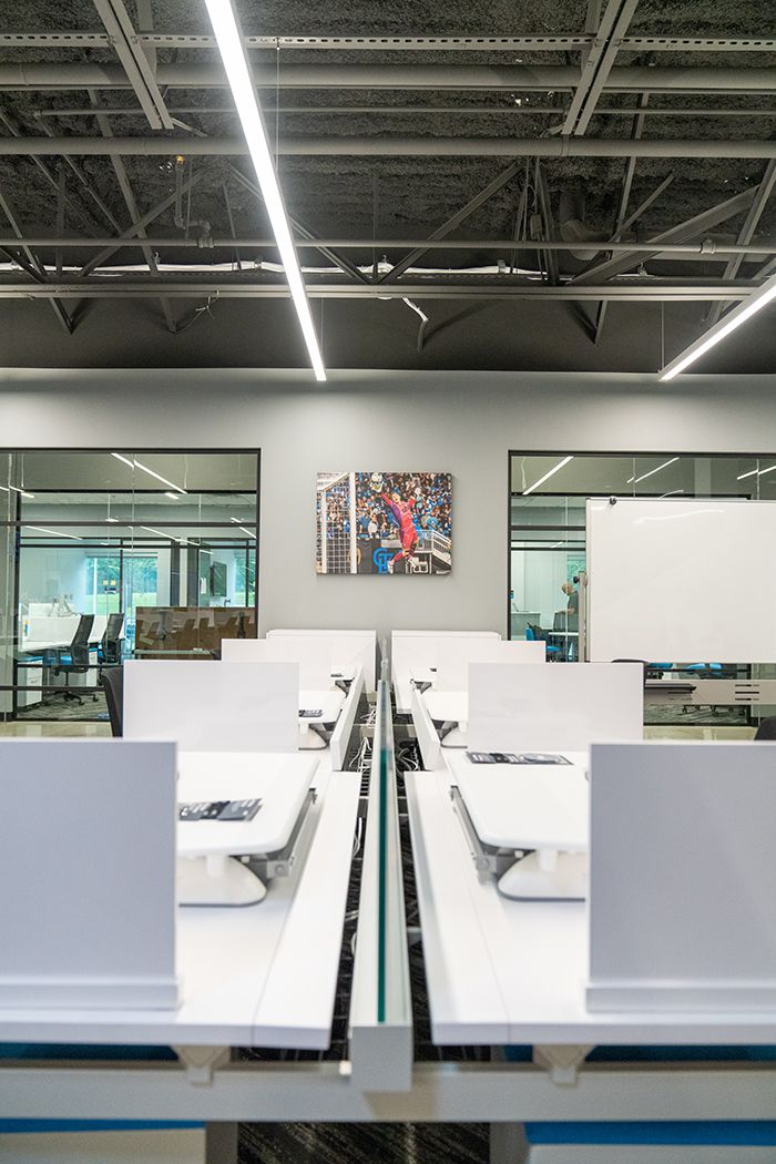 Charlotte FC business offices. Photo: Andy Weber/Axios 