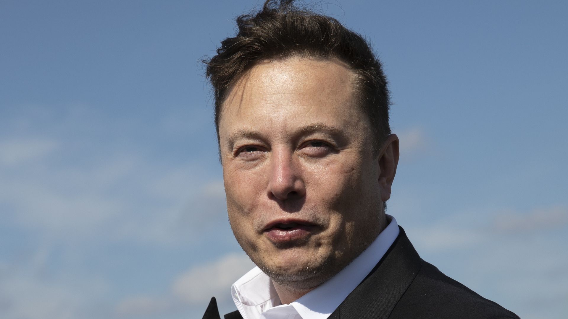 Photo of Elon Musk's face