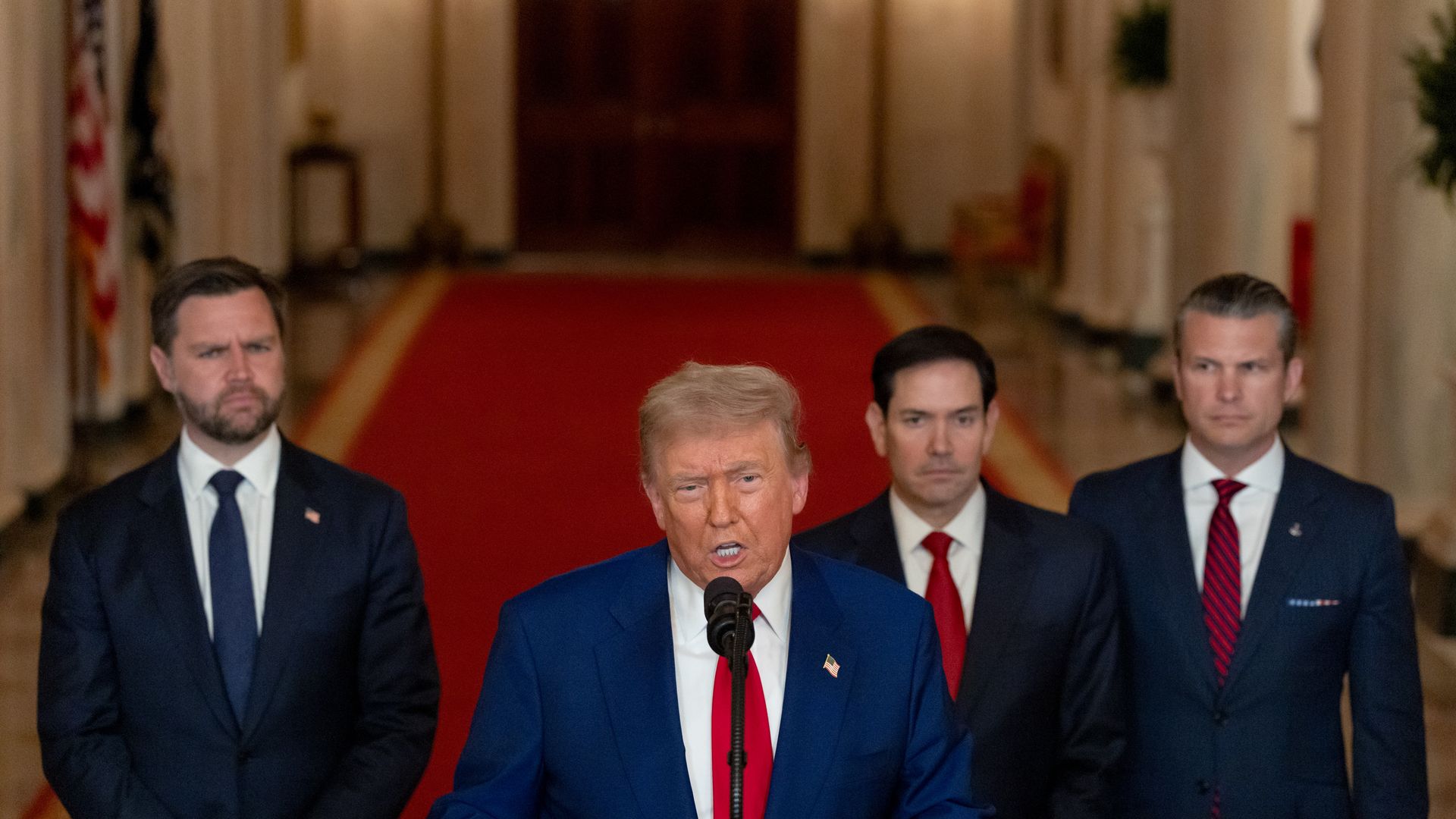 Trump at White House