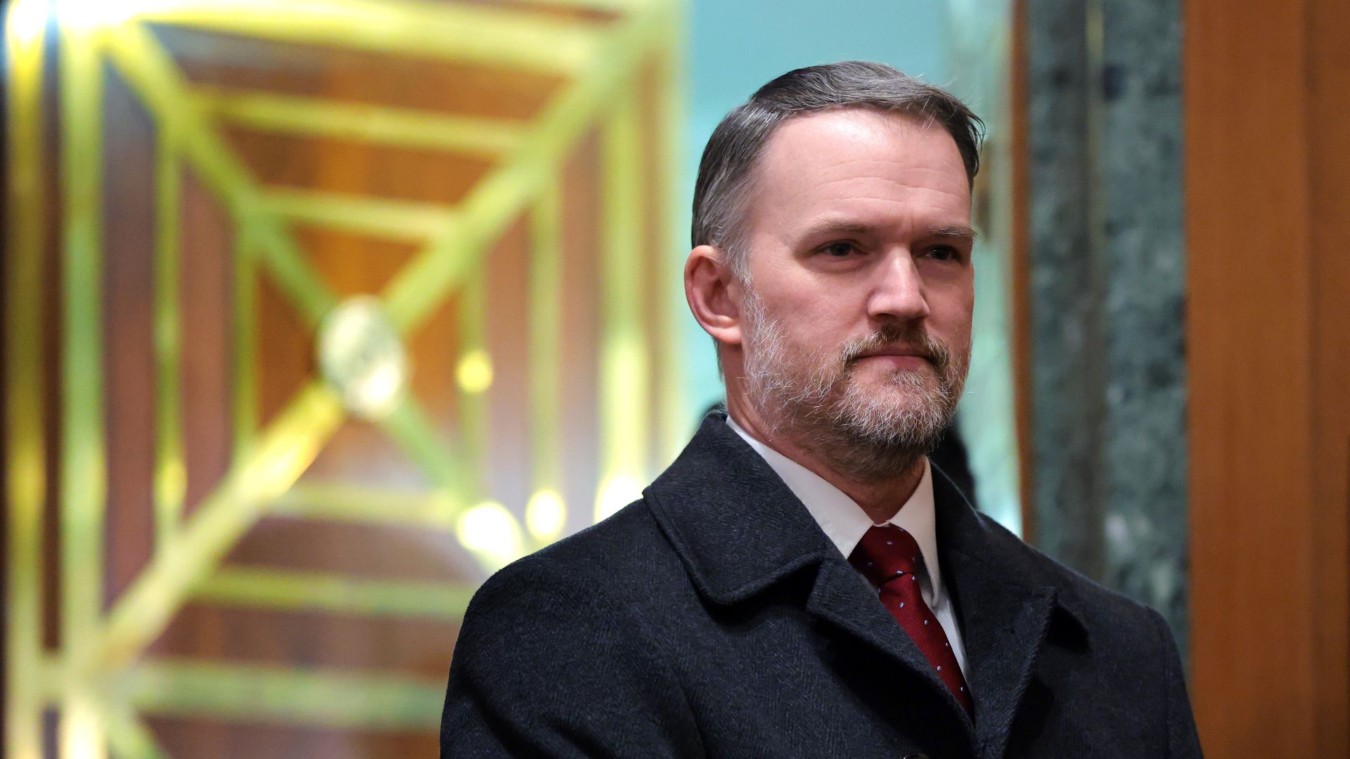 Jameson Greer, standing outside