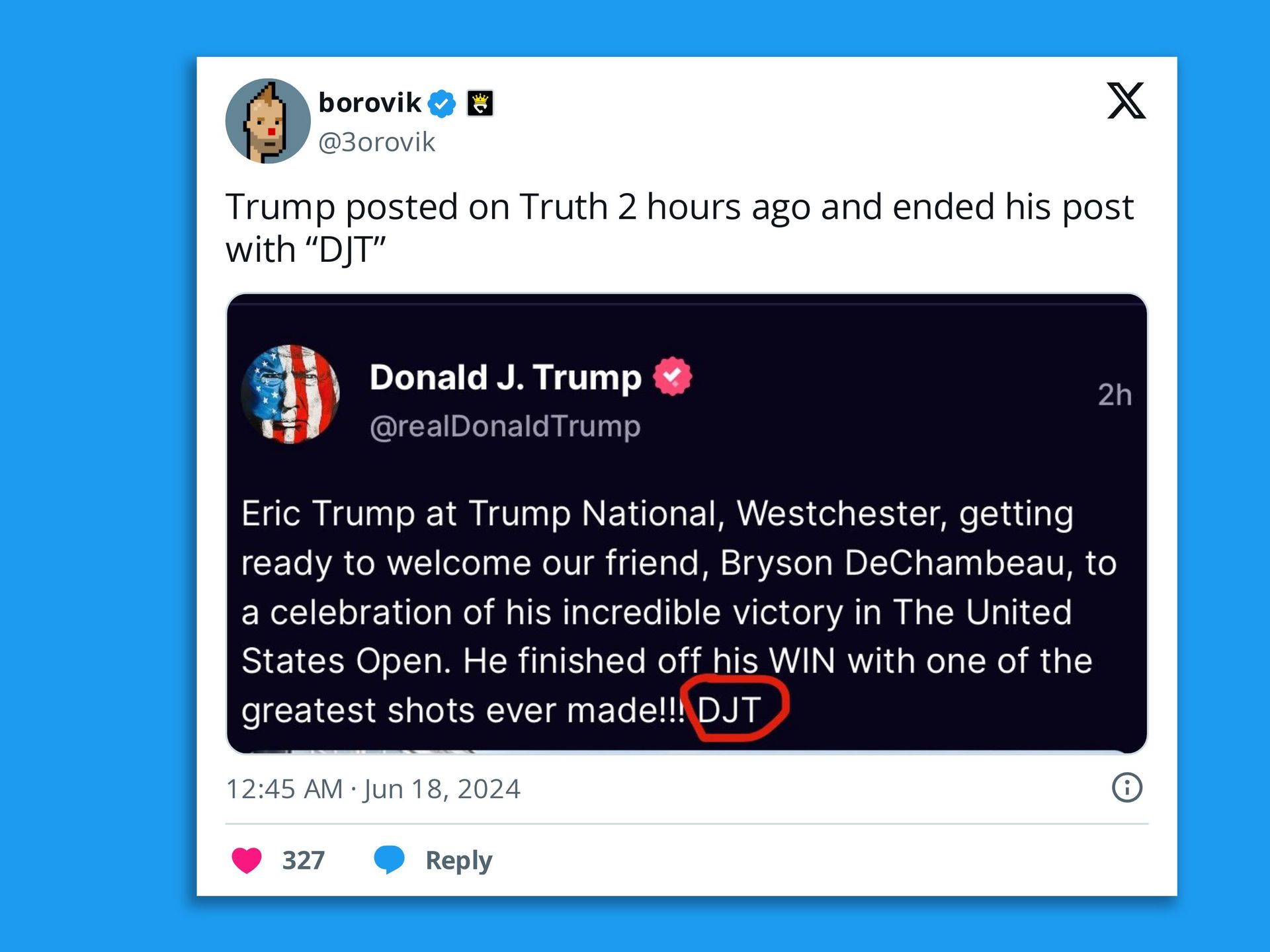 Culture hash: Trump meme coin pops