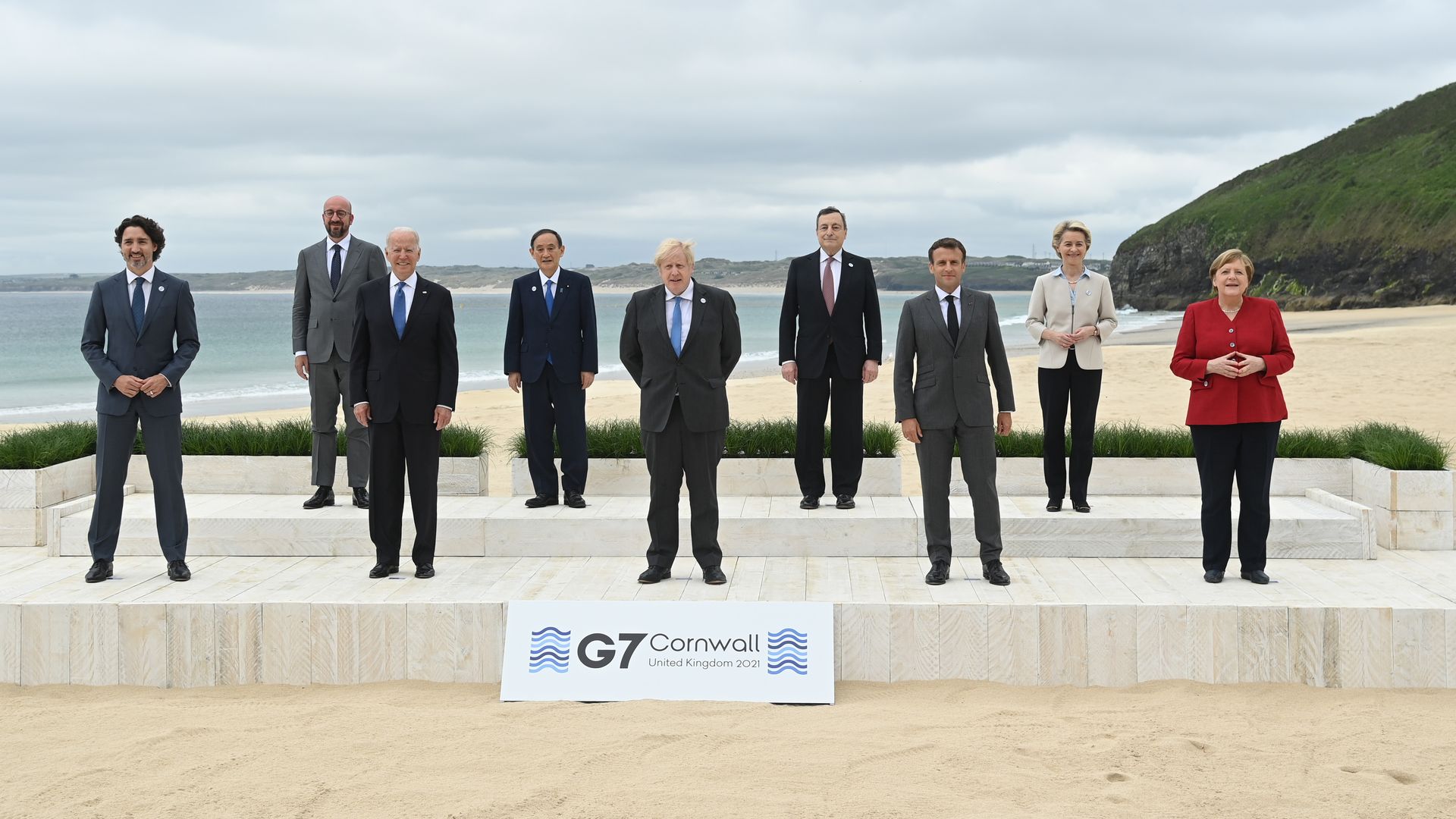 The G7 Leaders summit in Cornwall, United Kingdom.