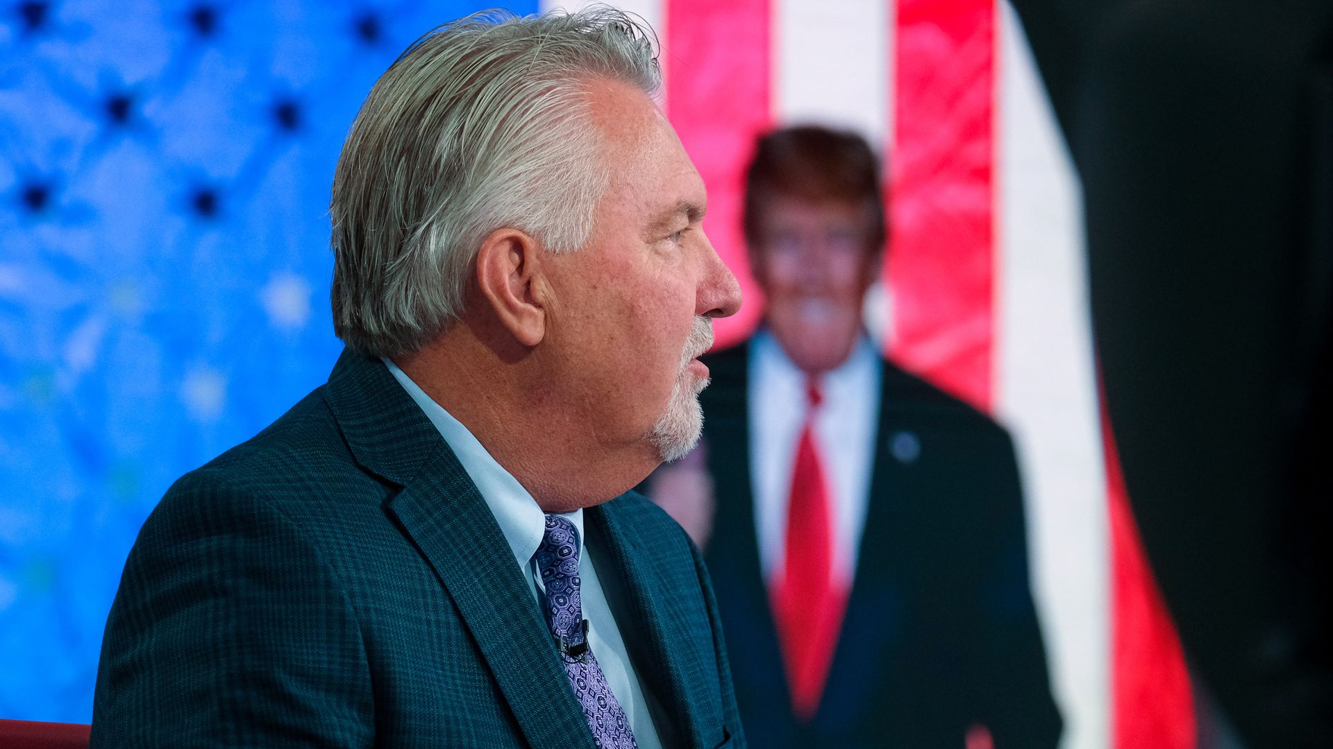Republican Joe O'Dea appears on “Meet the Press” on Sept. 18 in Washington. Photo: William B. Plowman/NBC via Getty Images
