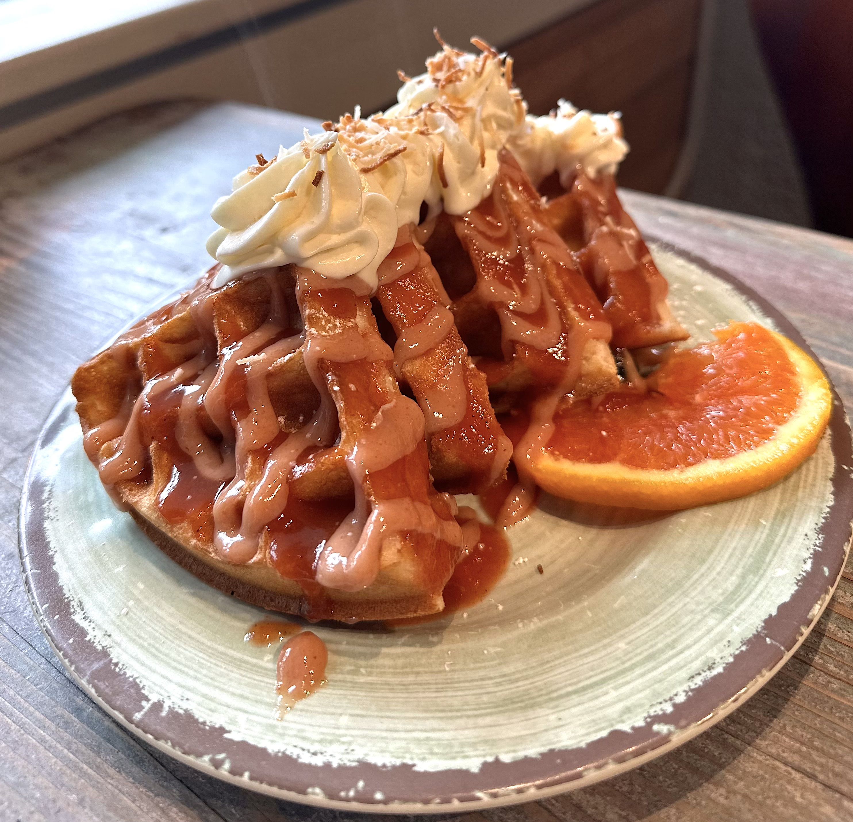 Guava waffles 