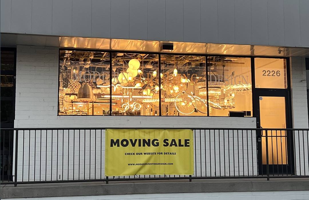 Modern Lighting Design Moving Sale - Everything up to 50% off