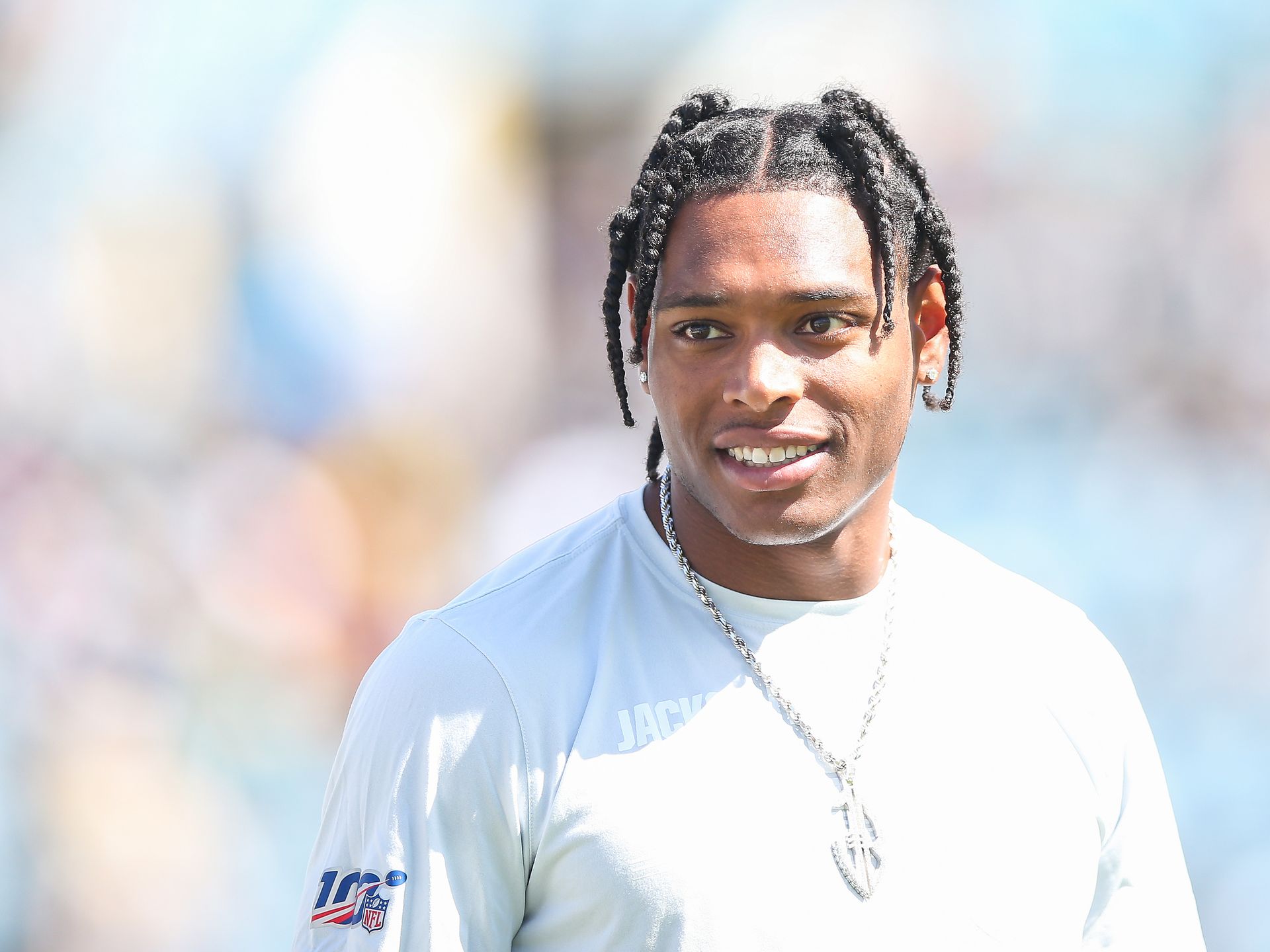 Jalen Ramsey is All Smiles in New Rams Number