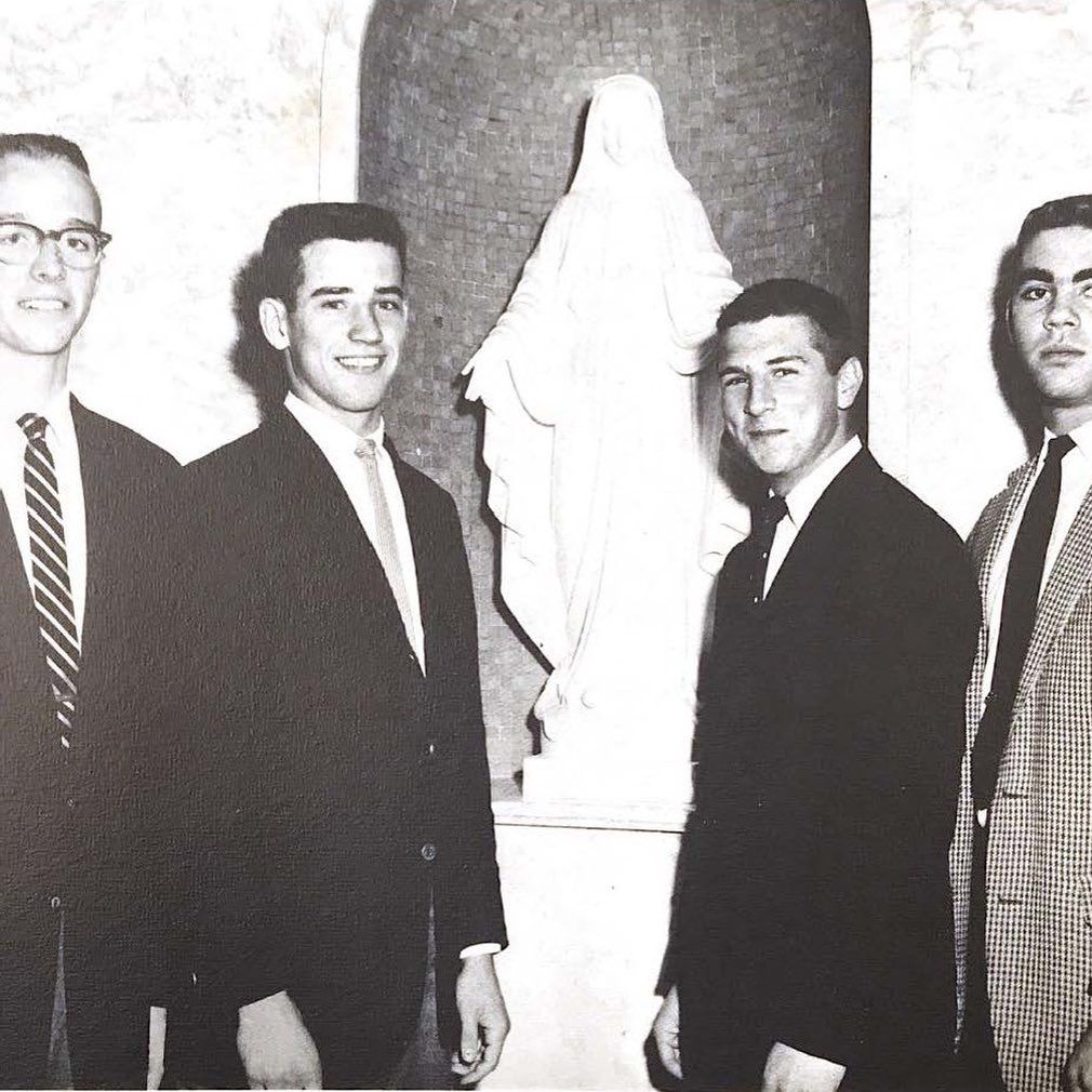 Joe Biden in high school