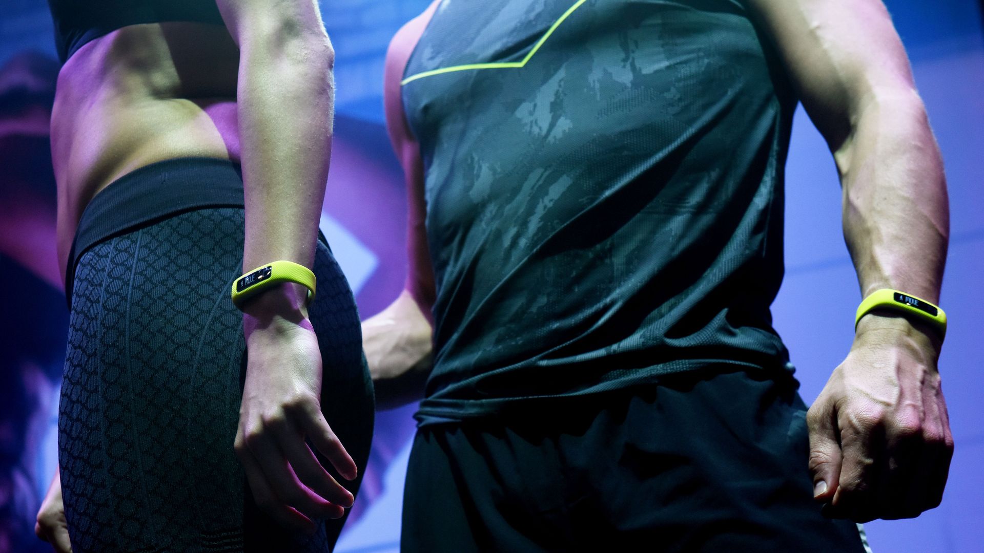 Models wear iFit monitors