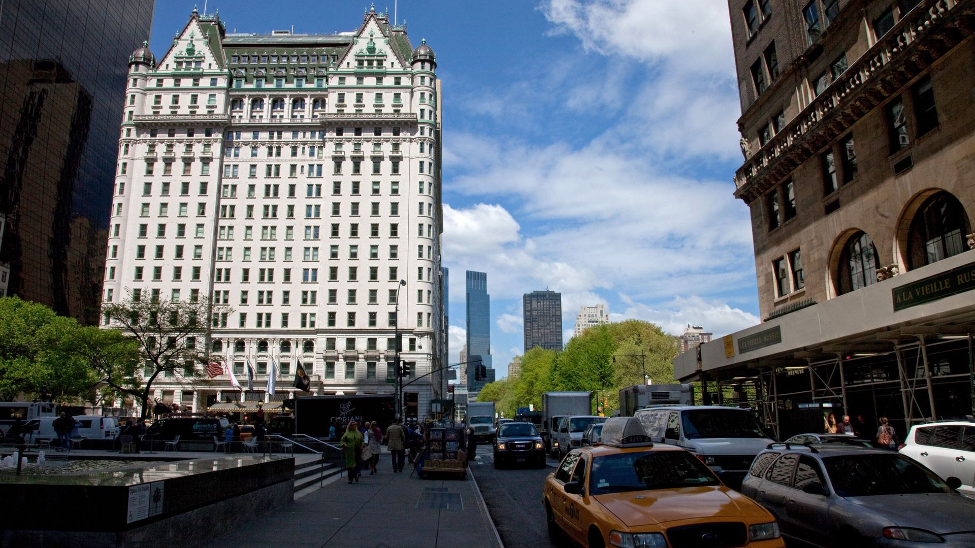The Plaza Hotel. 