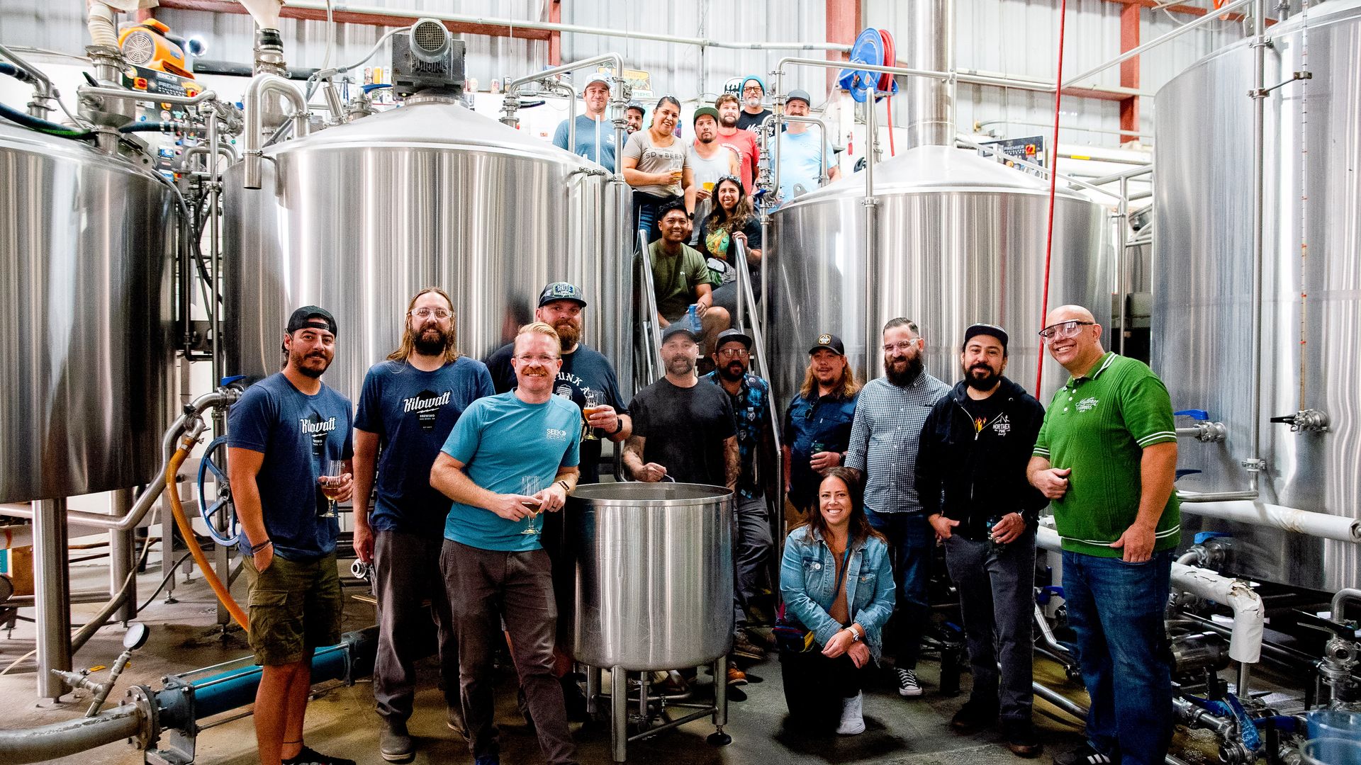 Brewers gather to brew the "Capital of Craft" IPA for San Diego Beer Week