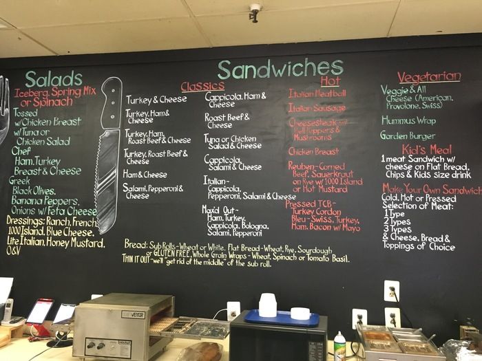 menu at sandwich max