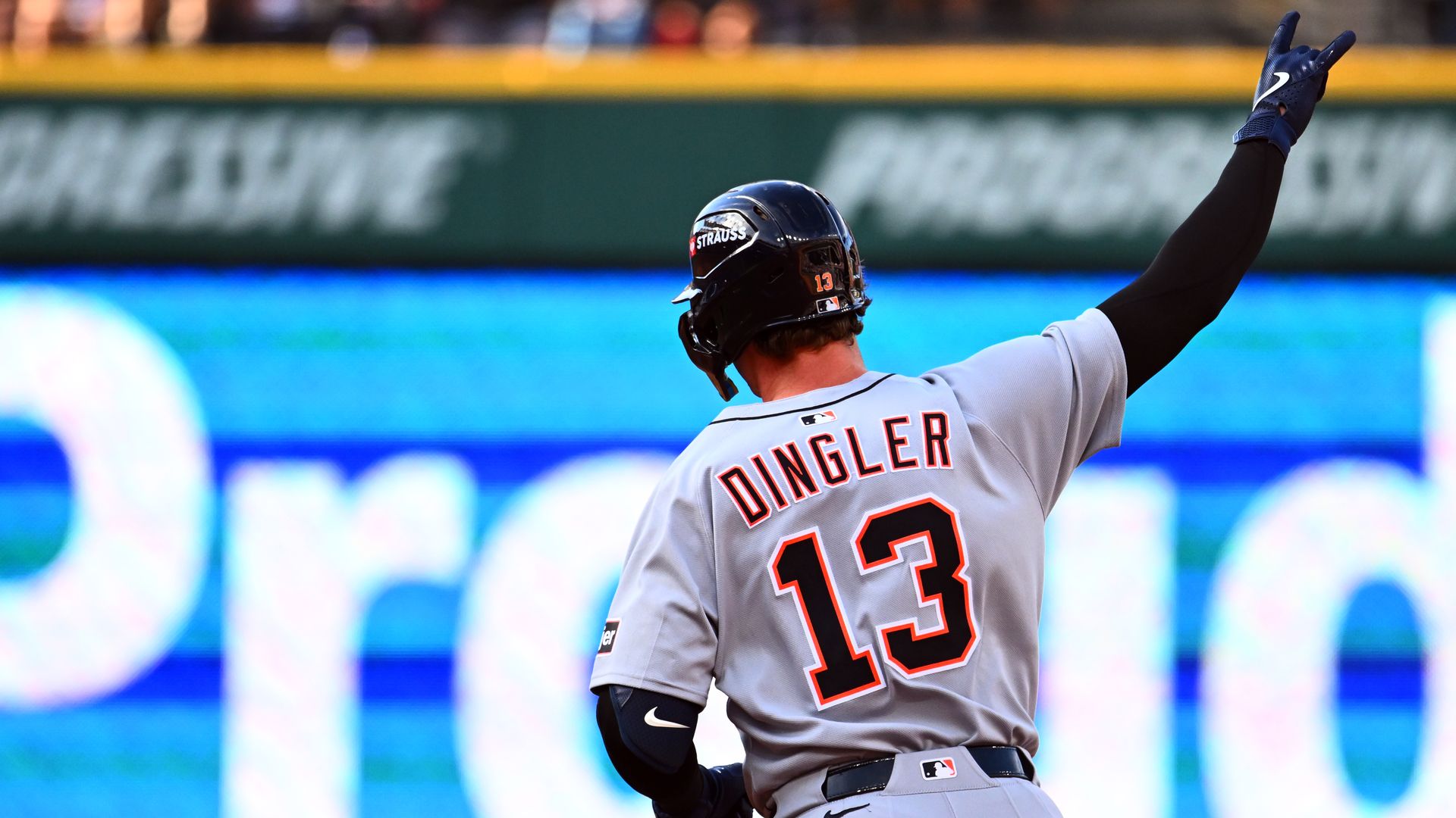 Detroit's Dillon Dingler rounds the bases after hitting a solo home run Thursday. 