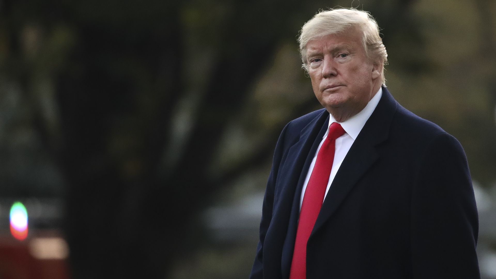 Trump walking.