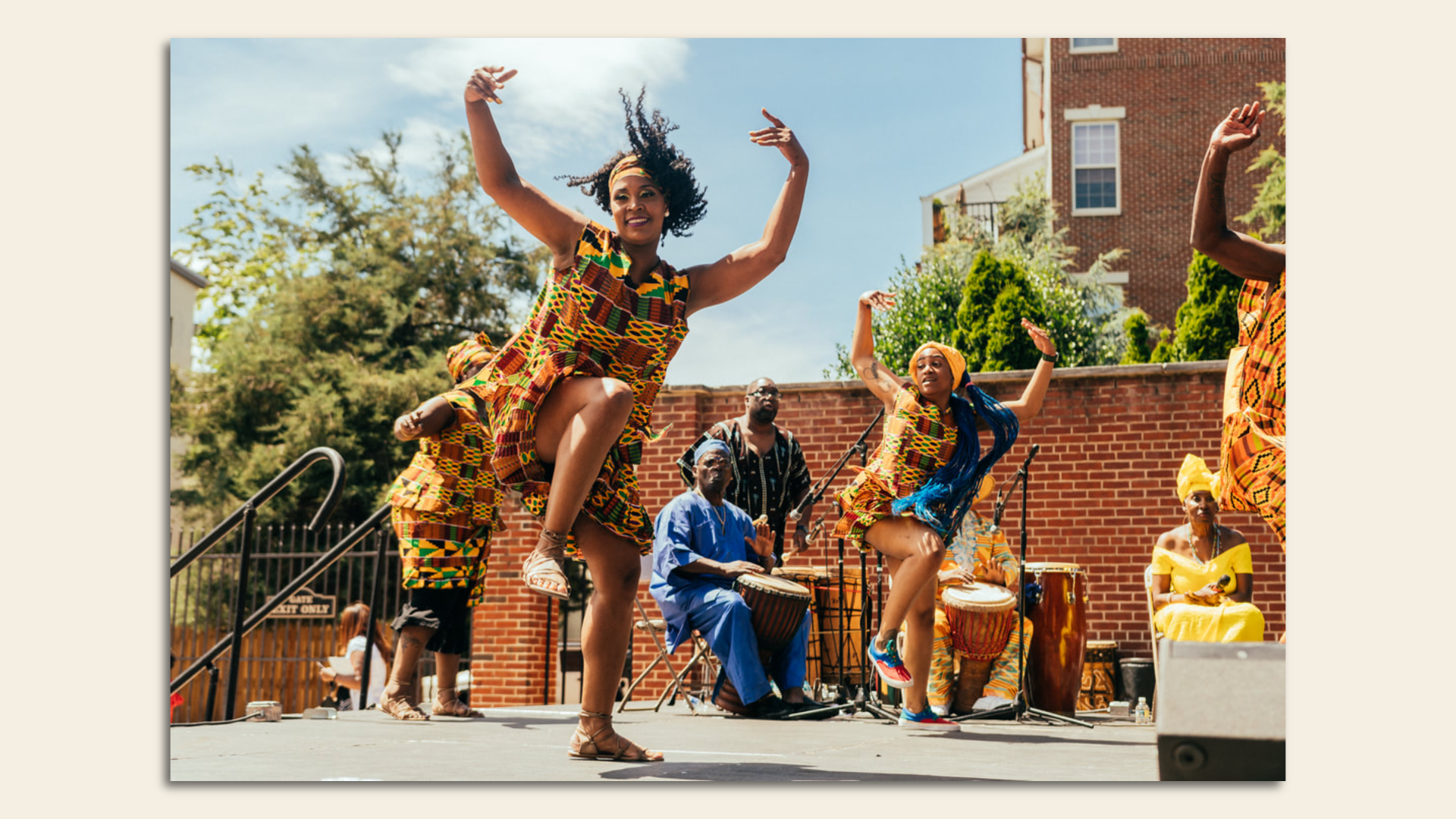 Dancers at the Odunde Festival