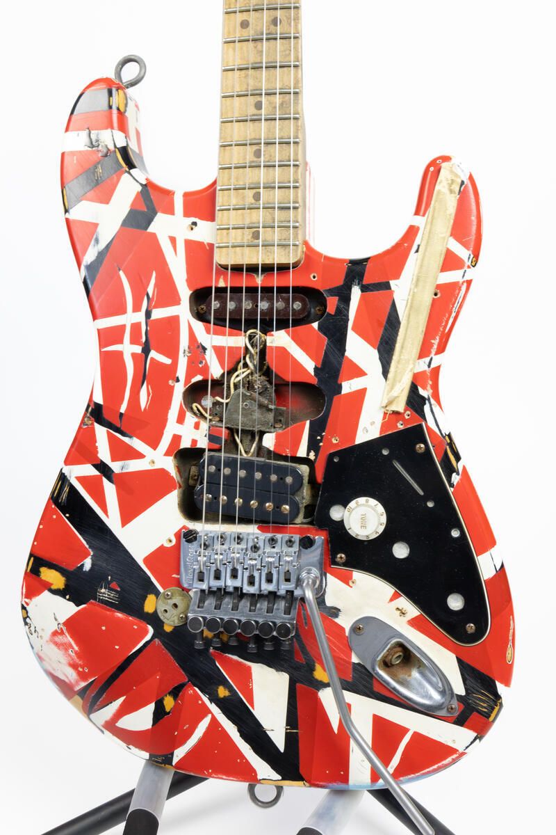 Eddie Van Halen's Frankenstein guitar. 
