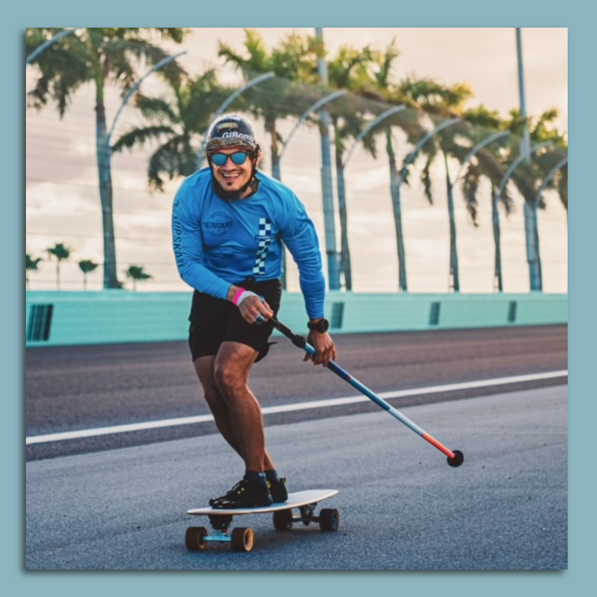 Firefighter attempts new world record at Miami UltraSkate - Axios