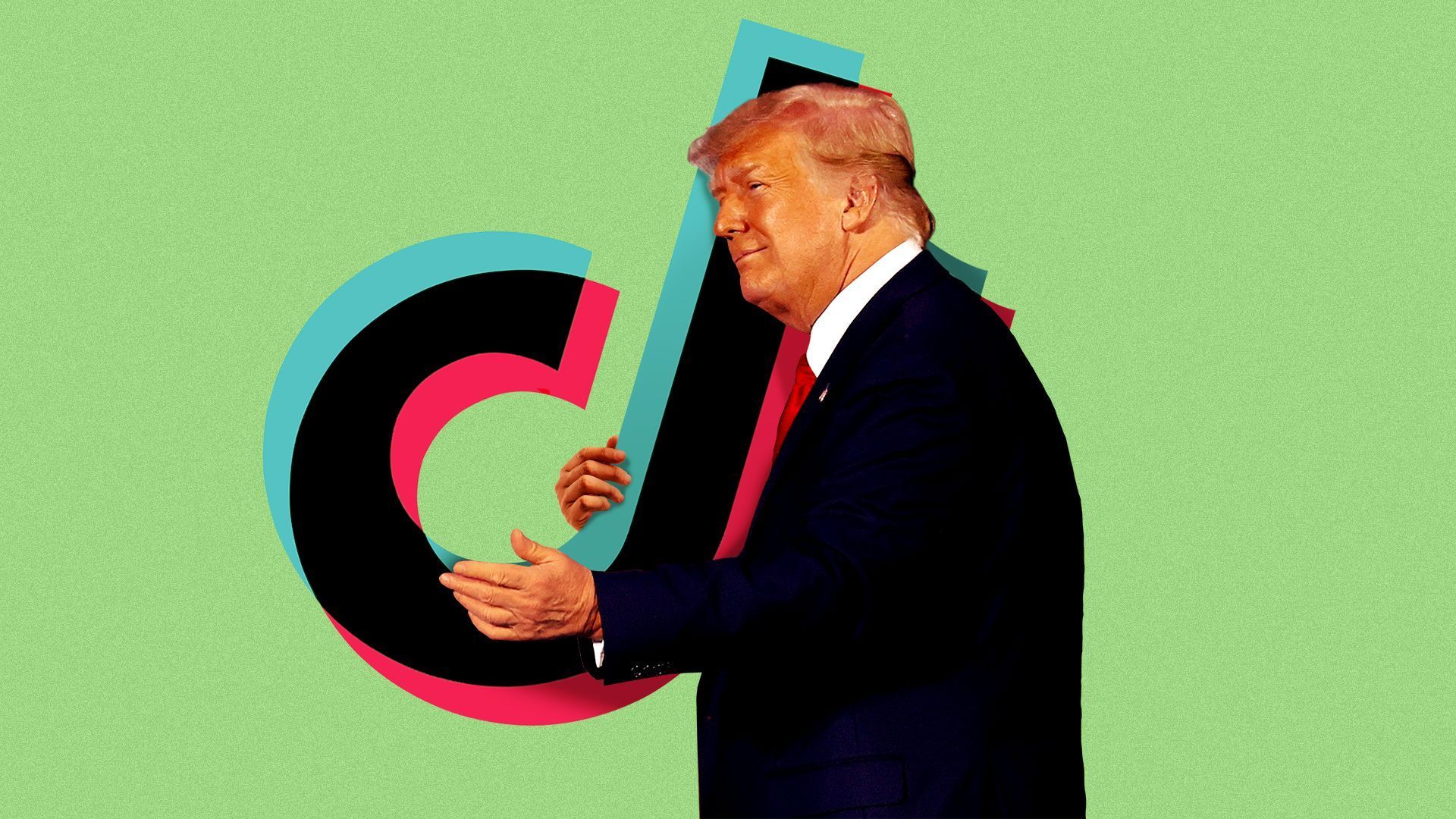 Trump TikTok logo