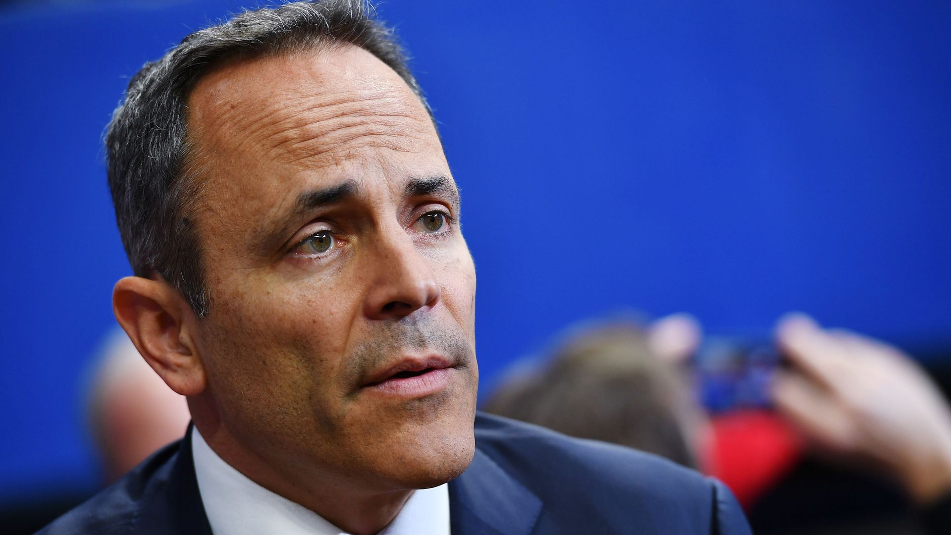 This image is a close up of Matt Bevin