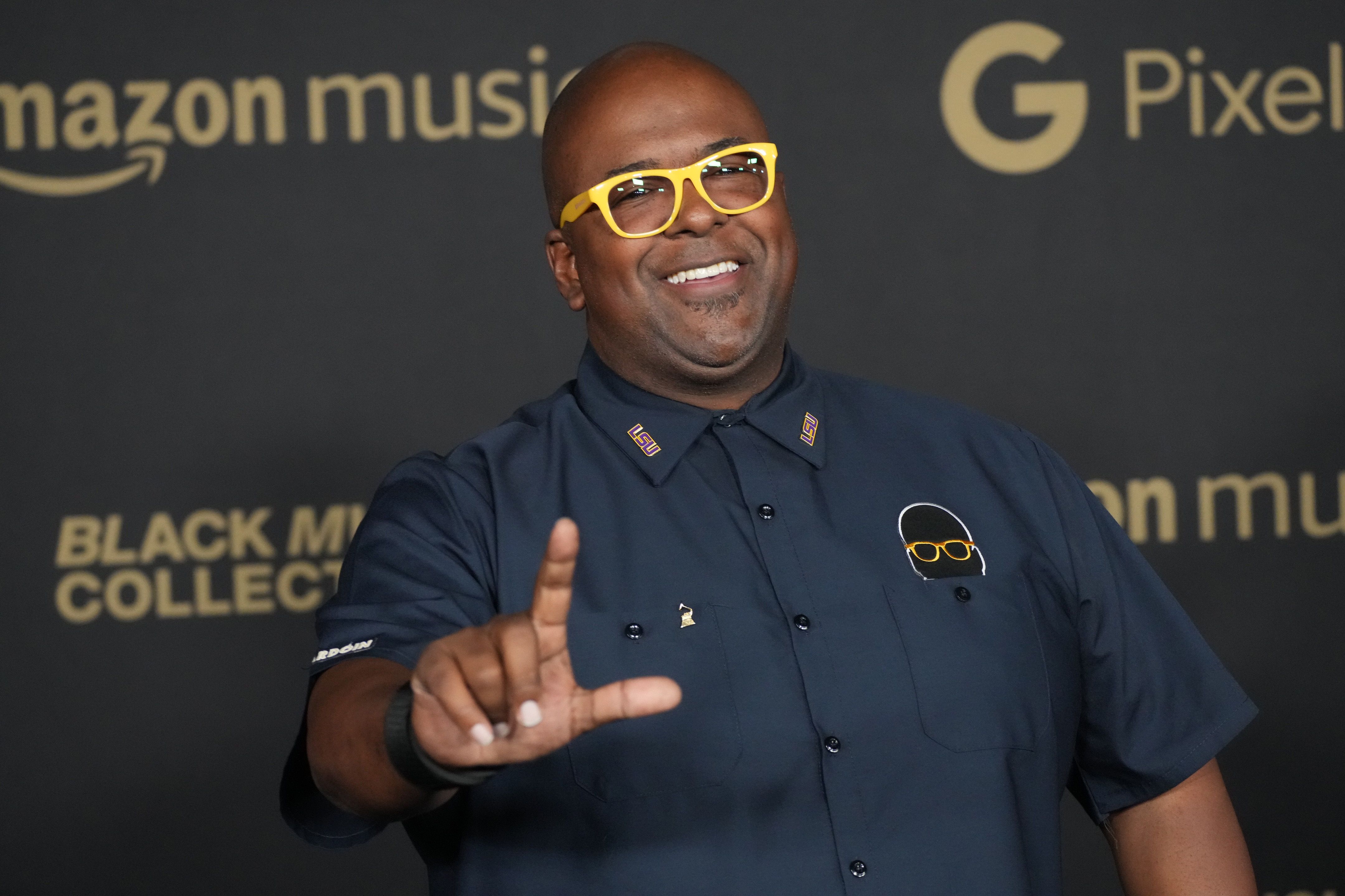 Photo shows Sean Ardoin on the red carpet