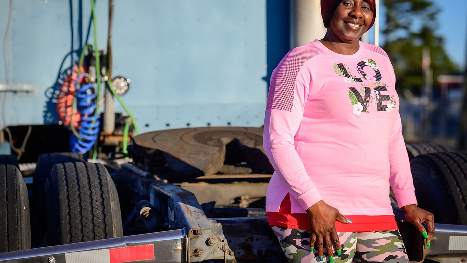 Mona Lisa, homeless bus driver, January 2020, photo by Alvin Jacobs