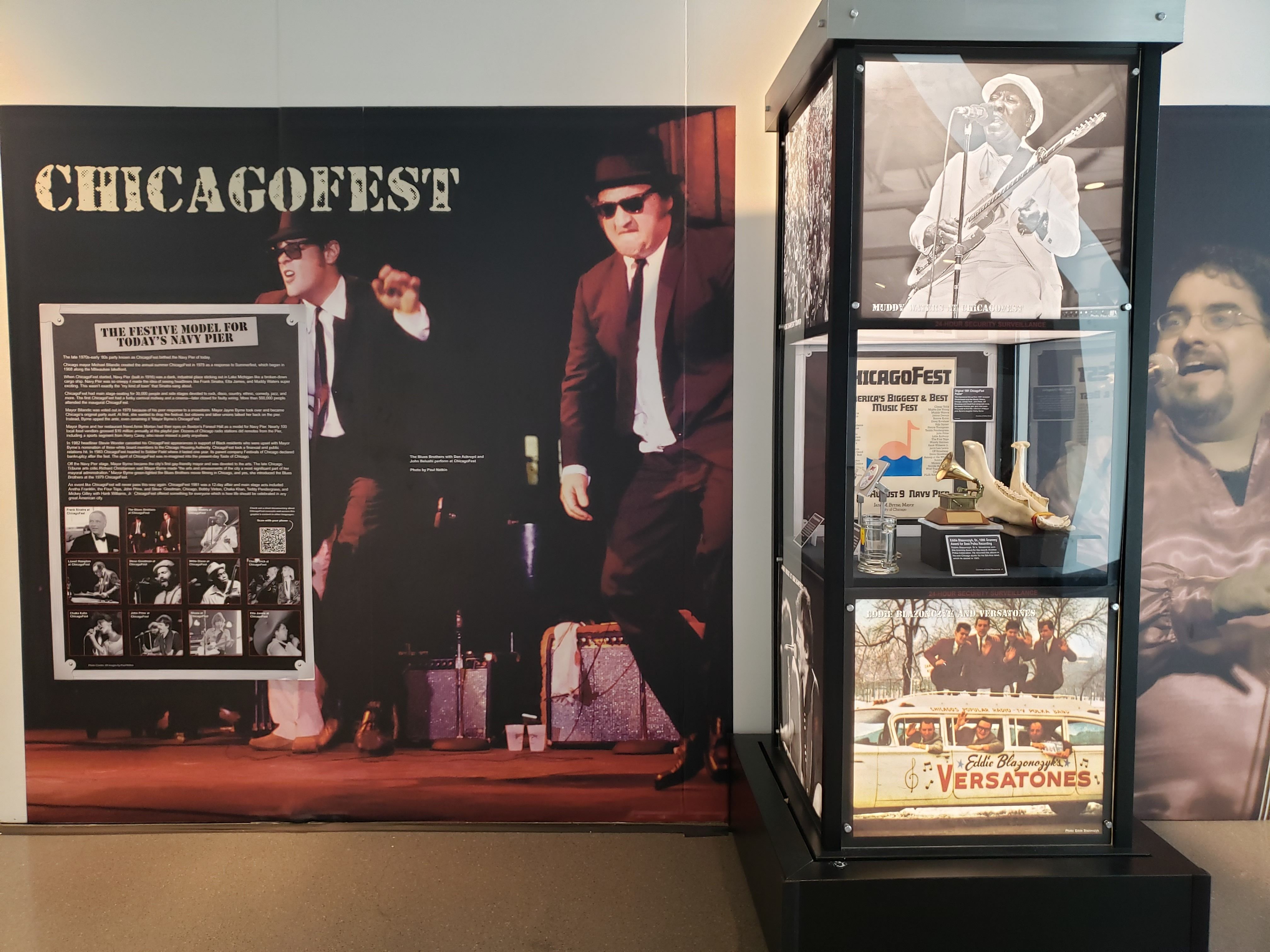 Blues Brothers on a "Chicago Fest" poster