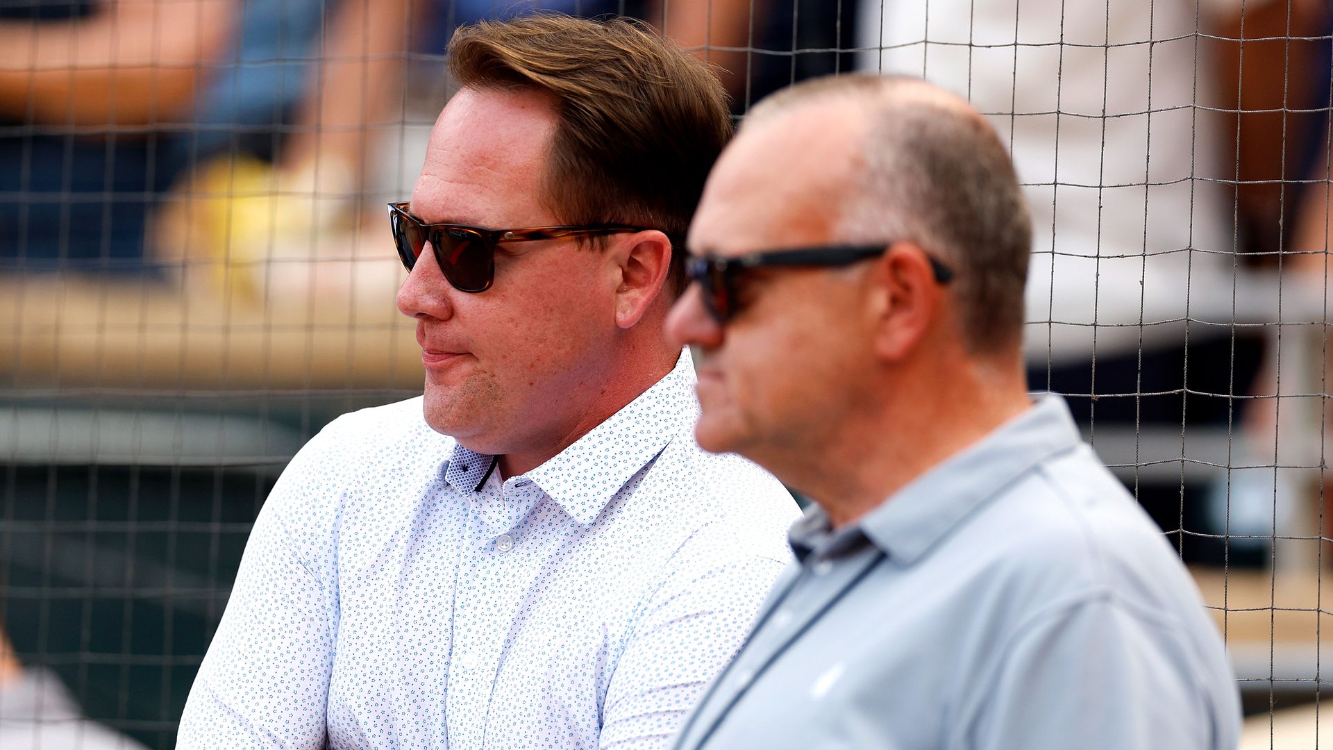 Derek Falvey and Dave St. Peter