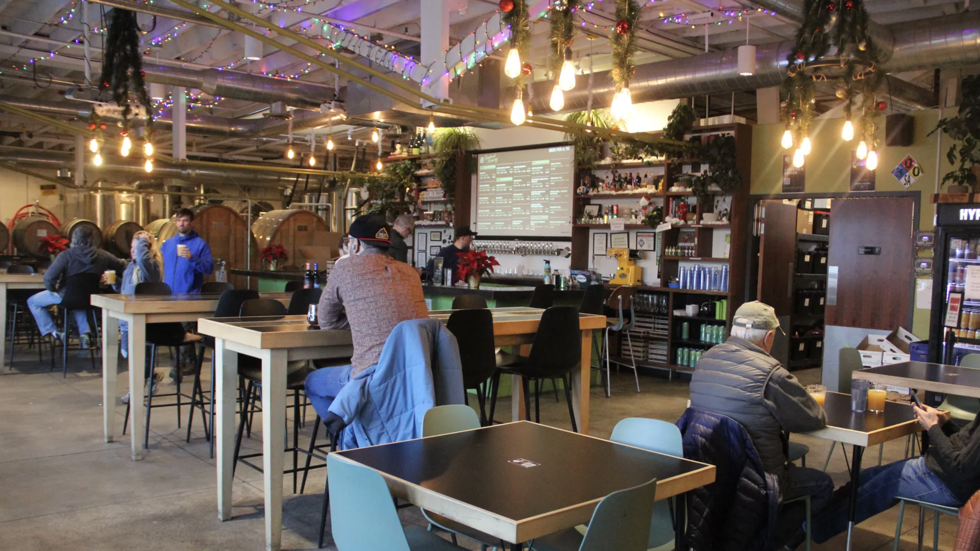 Inside Cerebral Brewing in the Congress Park neighborhood in Denver on Dec. 19