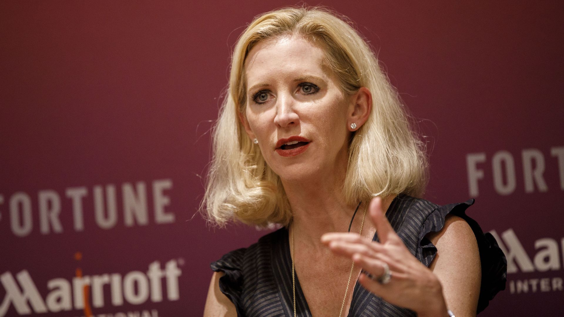 Stephanie Linnartz of Marriott International in 2018.