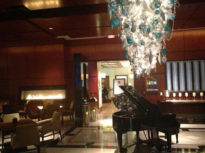 Ritz Charlotte Christmas lobby