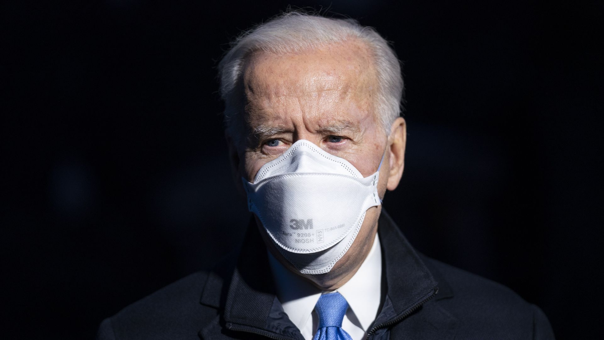 Joe Biden wears a 3M face mask