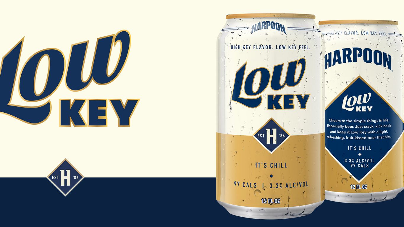 Harpoon wades into "mid-strength" beer market with Low Key lager 