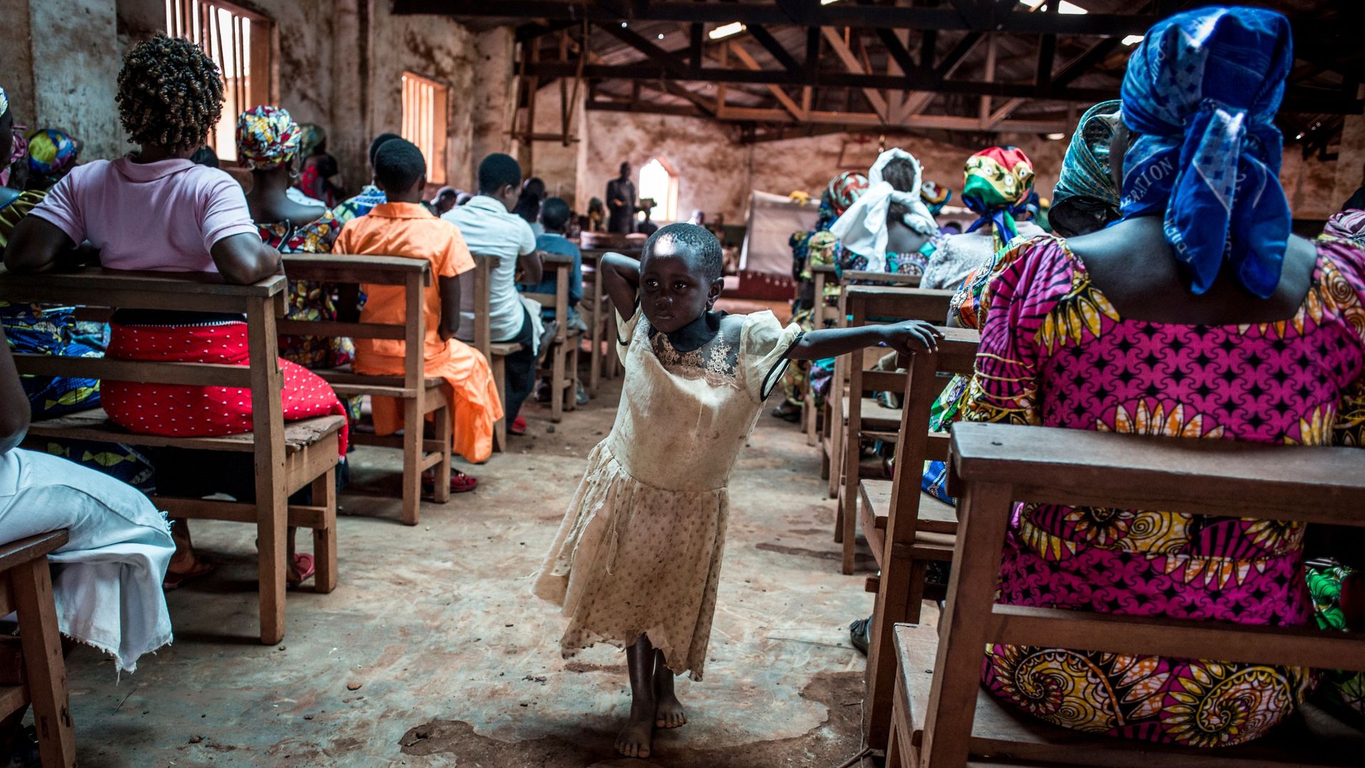 A young Congolese girl