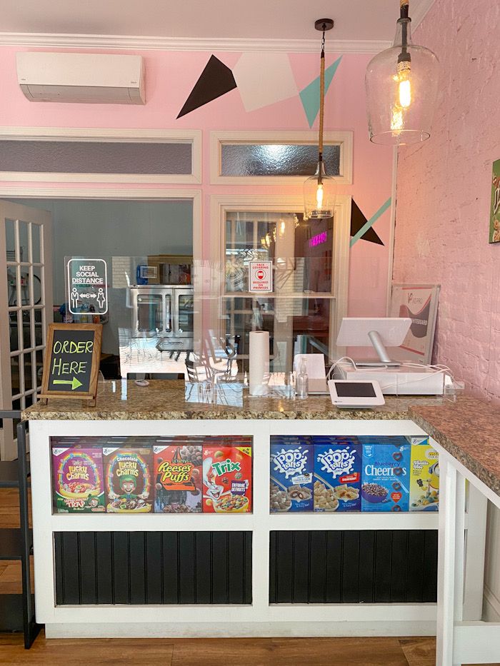 Day & Night Exotic Cereal Bar, Uptown - Interior shot. Photo taken by Symphony