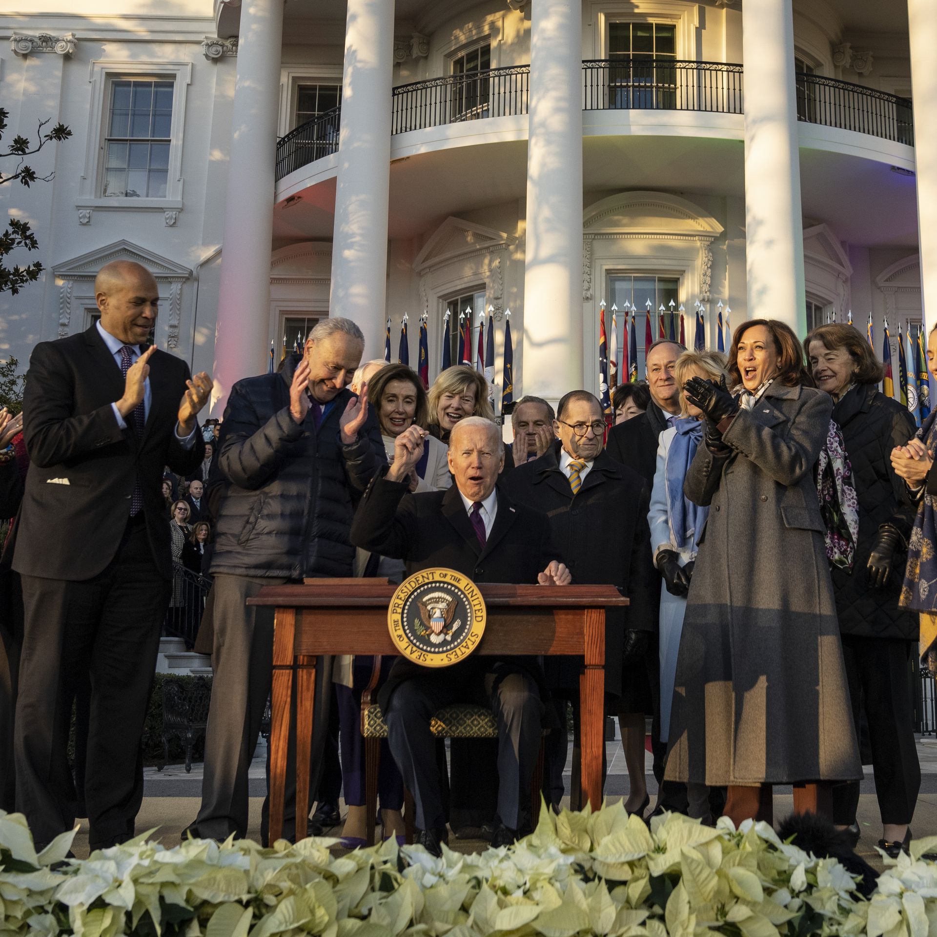 President Biden after signing the Respect for Marriage Act in Washington, D.C., on Dec. 13.