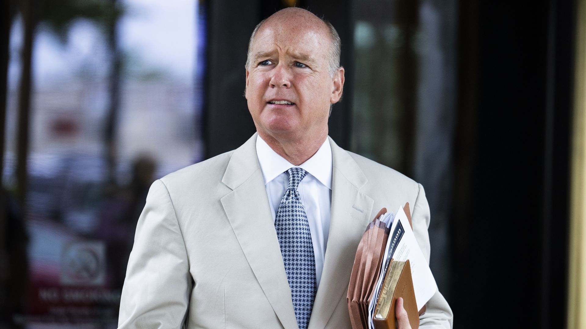 Rep. Robert Aderholt leaves the House Republican Conference in July 2022. 