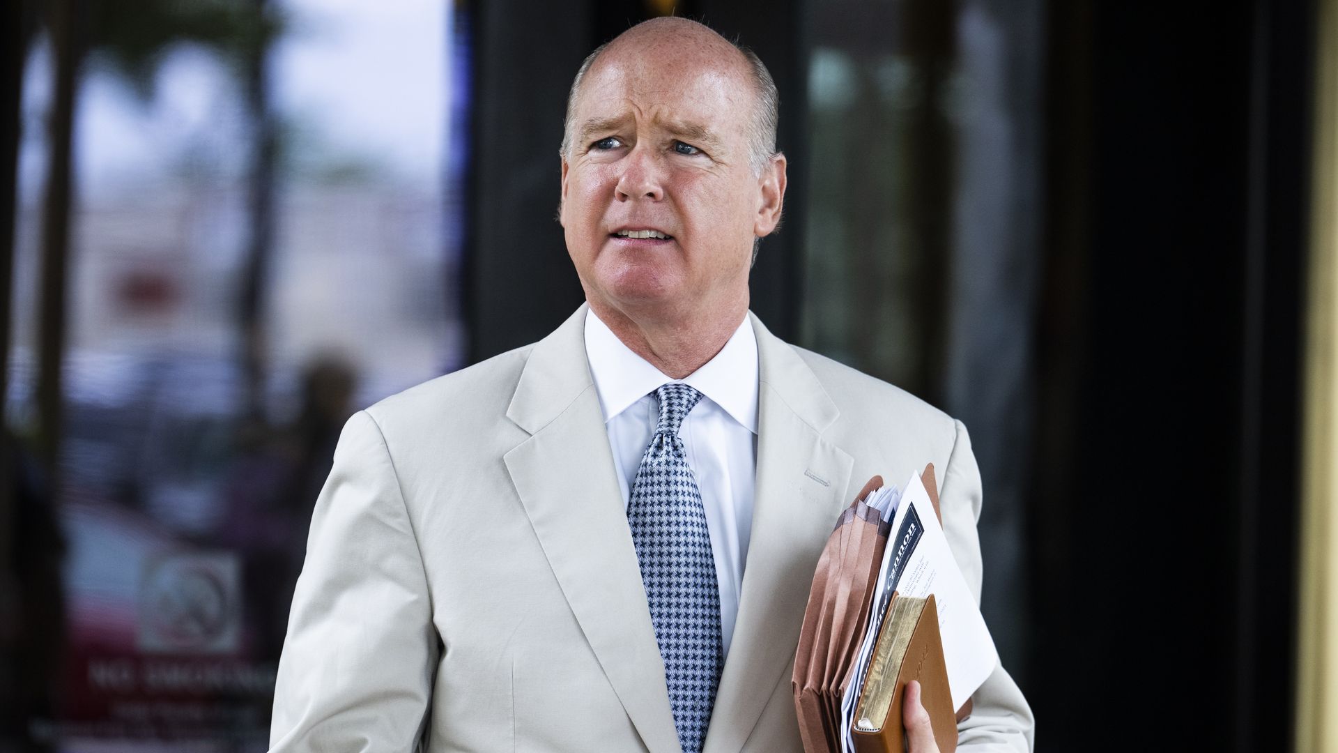 Rep. Robert Aderholt leaves the House Republican Conference in July 2022.