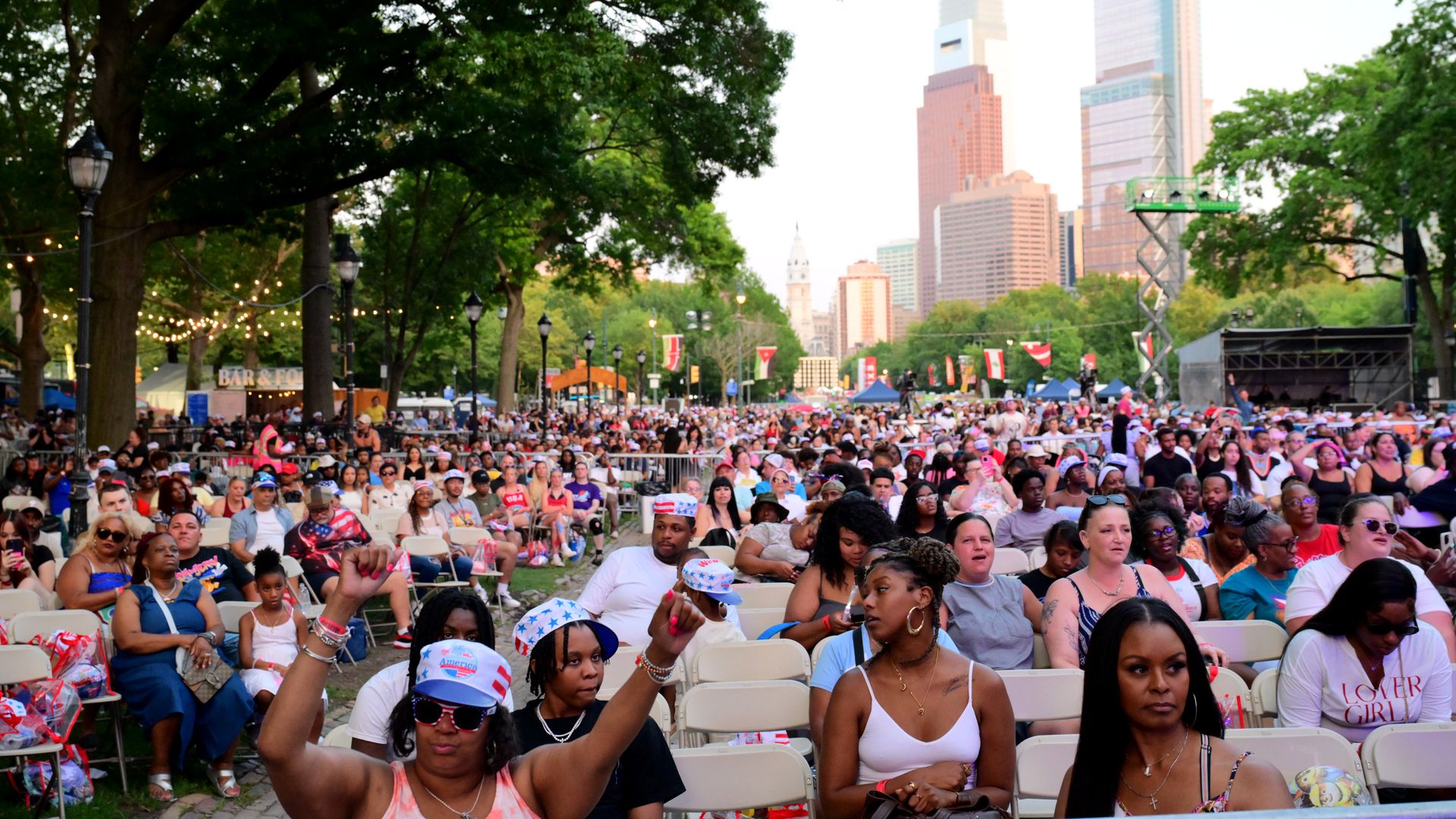 Guests attending last year's Wawa Welcome America July 4th Concert in Philadelphia.