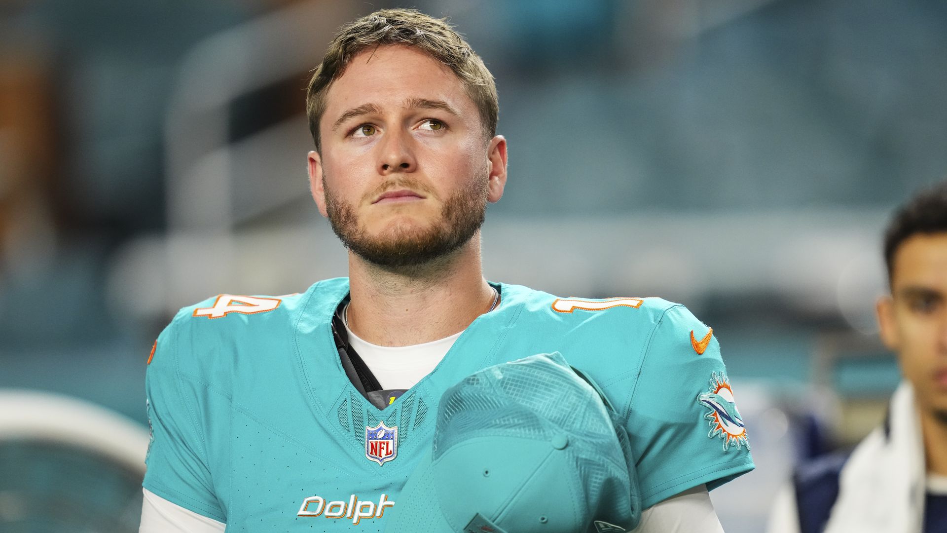 Dolphins quarterback Quinn Ewers